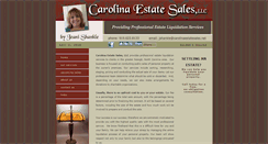 Desktop Screenshot of carolinaestatesales.net